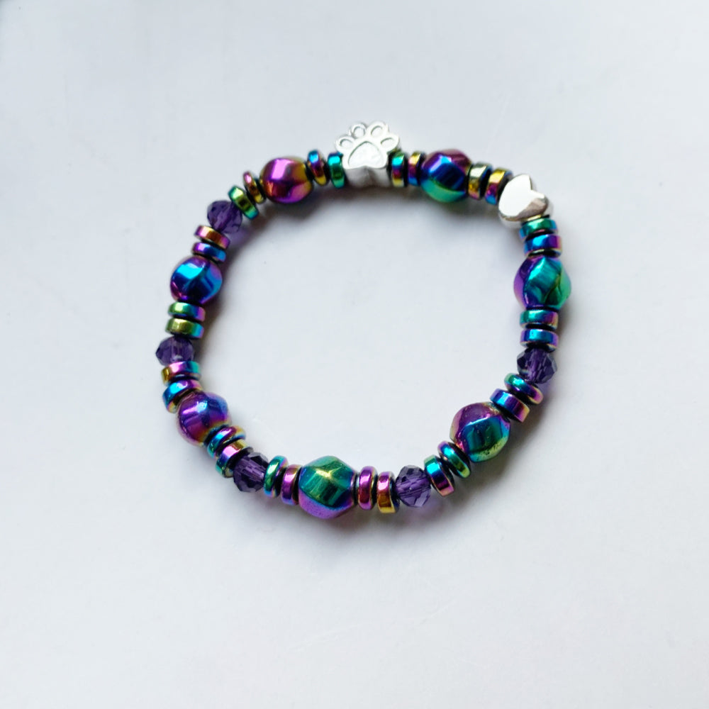 Pulsera Magnética con Diseño de Huella Encantadora